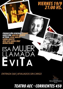 esa mujer evita afiche